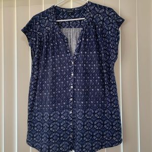 Blue summer top